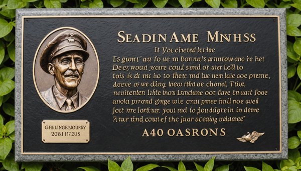 Plaque funéraire personnalisée : créez un hommage unique et touchant